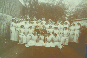 Edith Cavell  nurses at Belgium training school