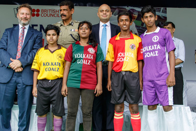 Sajid at Kolkata Goalz launch