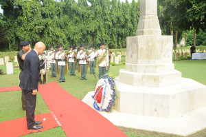 Sajid at Kolkata war graves