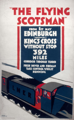 The Flying Scotsman', LNER poster, 1923-1947.