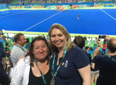 Meeting GB Hockey COO Sally Munday in #Rio2016