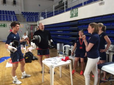 Tracey Crouch visit Team GB in Rio