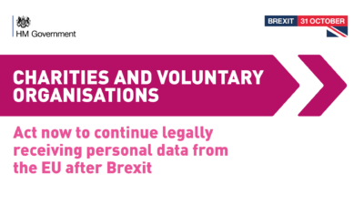 data protection brexit graphic for charities and voluntary organisations