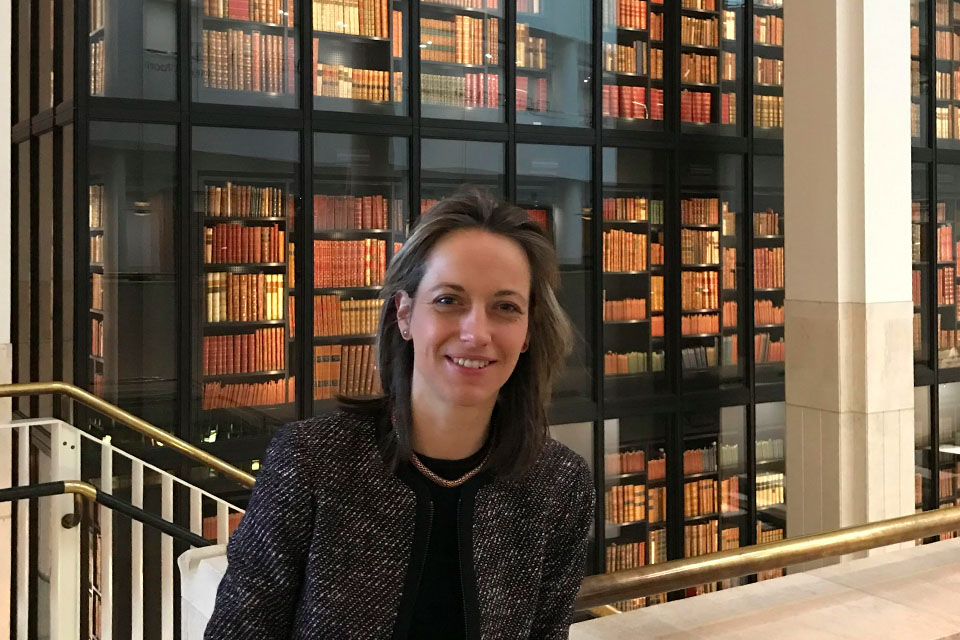 Helen Whately at the British Library