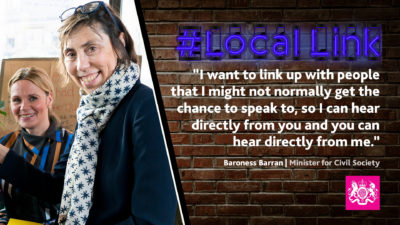 Baroness Barran launches local link