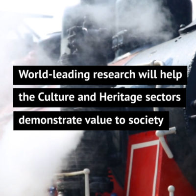 World-leading research will help the Culture and Heritage sectors demonstrate value to society