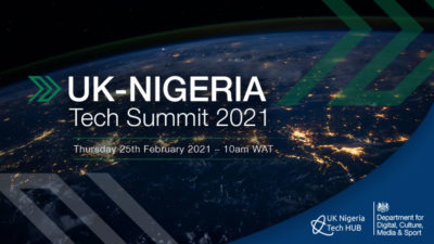A graphic that says "UK-Nigeria Summit 2021"