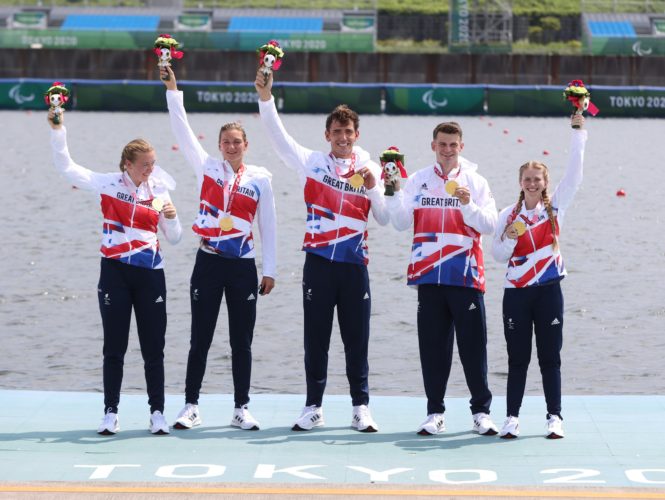  @Paralympics GB PR3 mixed coxed four team