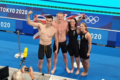 Team GB win gold in the mixed relay