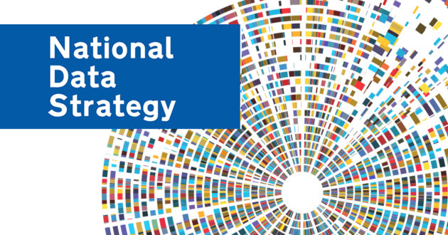 A graphic that says "National Data Strategy"